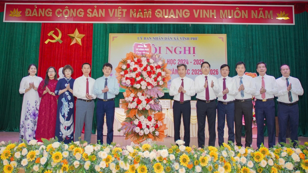 Phú Thọ: Triển khai nhiệm vụ năm học mới "Quyết tâm cao, nỗ lực lớn" tại xã Vĩnh Phú