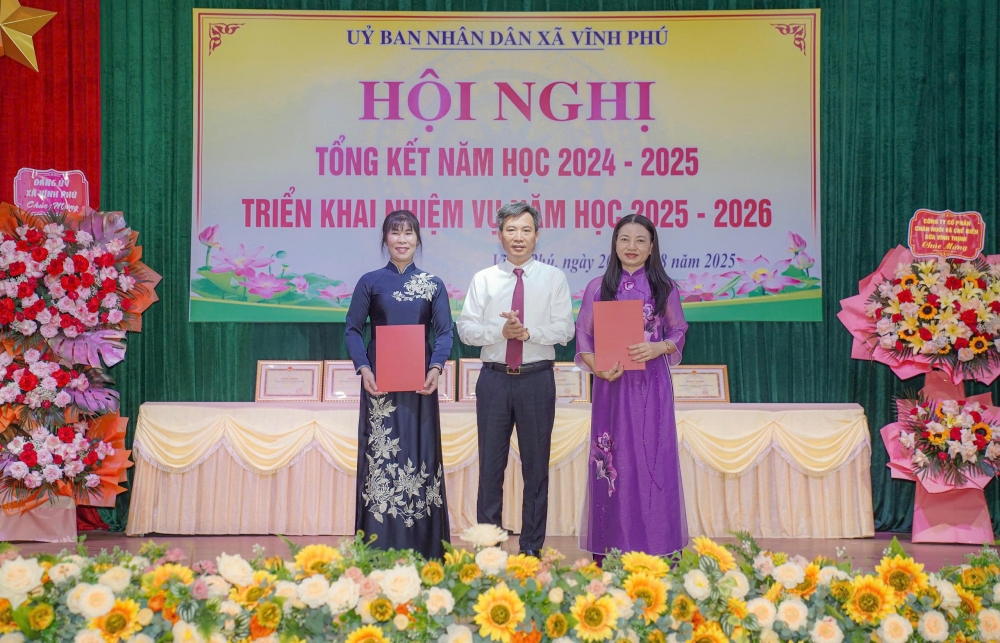 Phú Thọ: Triển khai nhiệm vụ năm học mới "Quyết tâm cao, nỗ lực lớn" tại xã Vĩnh Phú