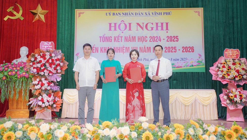 Phú Thọ: Triển khai nhiệm vụ năm học mới "Quyết tâm cao, nỗ lực lớn" tại xã Vĩnh Phú