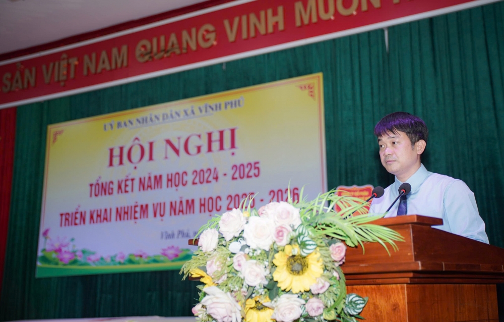 Phú Thọ: Triển khai nhiệm vụ năm học mới "Quyết tâm cao, nỗ lực lớn" tại xã Vĩnh Phú