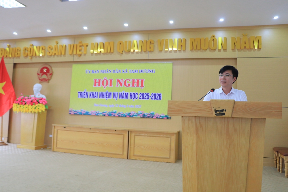 Phú Thọ: Giáo dục xã Tam Dương hướng tới đổi mới và bứt phá trong năm học mới