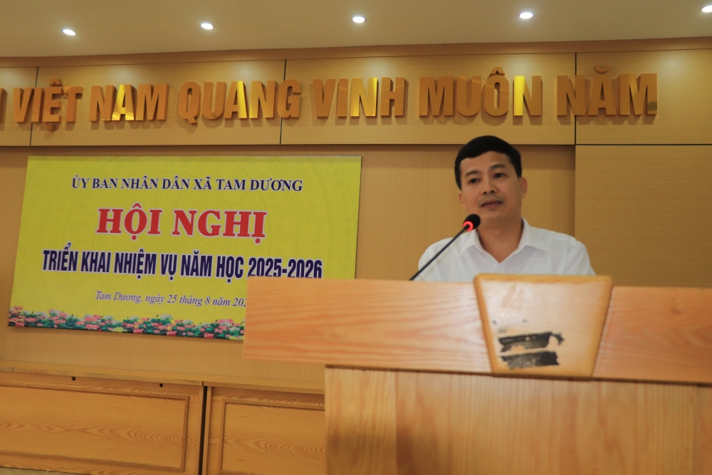 Phú Thọ: Giáo dục xã Tam Dương hướng tới đổi mới và bứt phá trong năm học mới