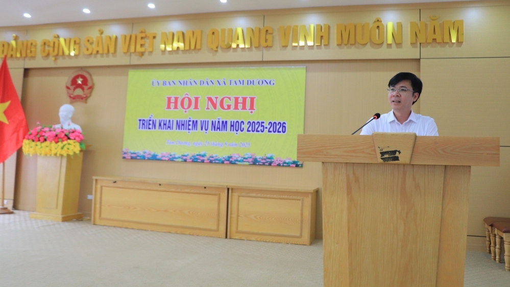 Phú Thọ: Giáo dục xã Tam Dương đổi mới và bứt phá trong năm học mới