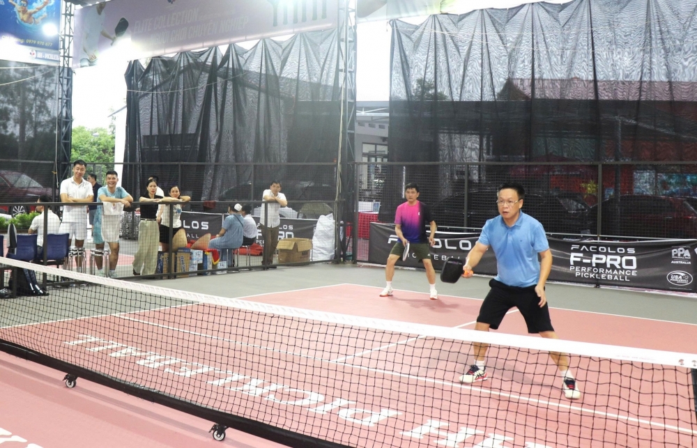 Phú Thọ: Tưng bừng Giải Pickleball gắn kết phường Vĩnh Yên và Vĩnh Phúc