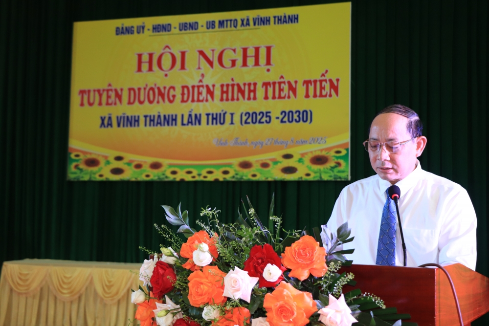 Xã Vĩnh Thành - Phú Thọ: Hội nghị tuyên dương điển hình tiên tiến lần thứ I