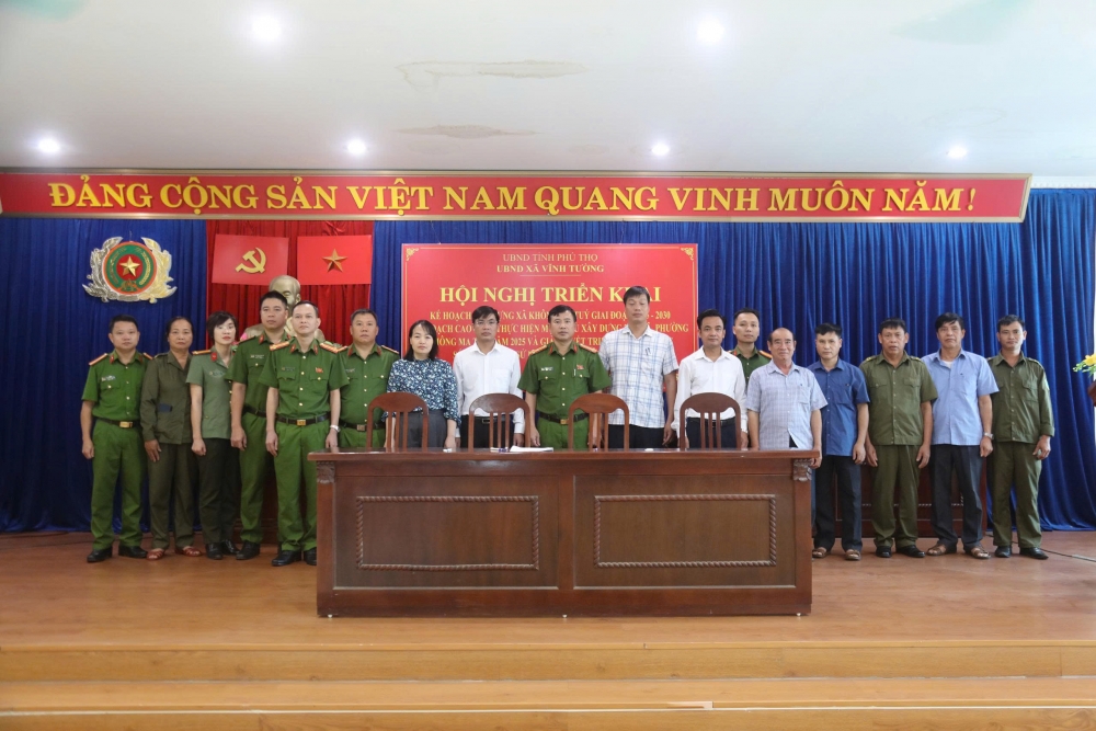 Xã Vĩnh Tường: Ra quân cao điểm thực hiện mục tiêu 20% xã, phường không ma túy