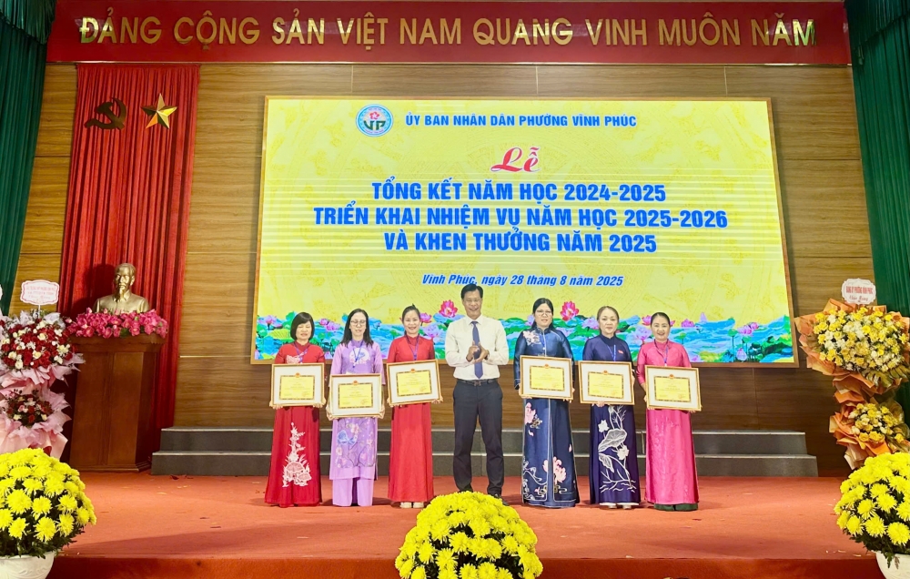 Phú Thọ: Phường Vĩnh Phúc triển khai nhiệm vụ năm học 2025-2026 “Quyết tâm dạy tốt - học tốt”