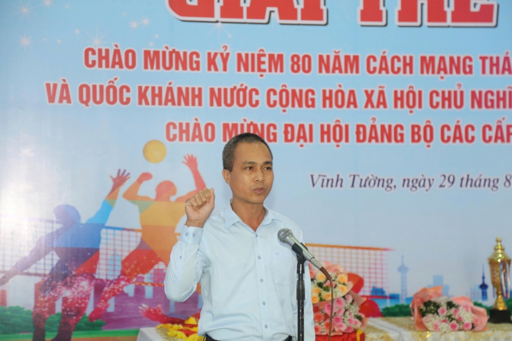 Xã Vĩnh Tường: Sôi nổi giải thể thao chào mừng Quốc khánh 2/9