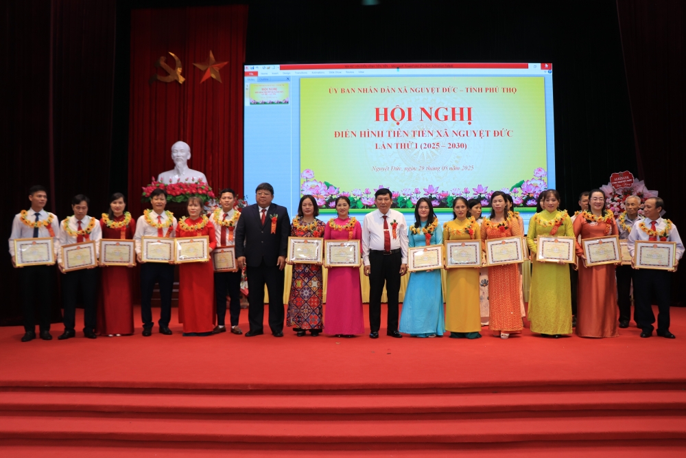 Xã Nguyệt Đức: Nhiều tấm gương trong phong trào thi đua yêu nước được tuyên dương