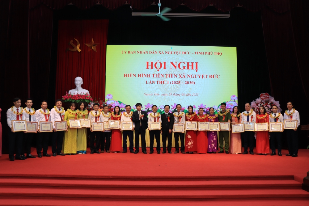 Xã Nguyệt Đức: Nhiều tấm gương trong phong trào thi đua yêu nước được tuyên dương