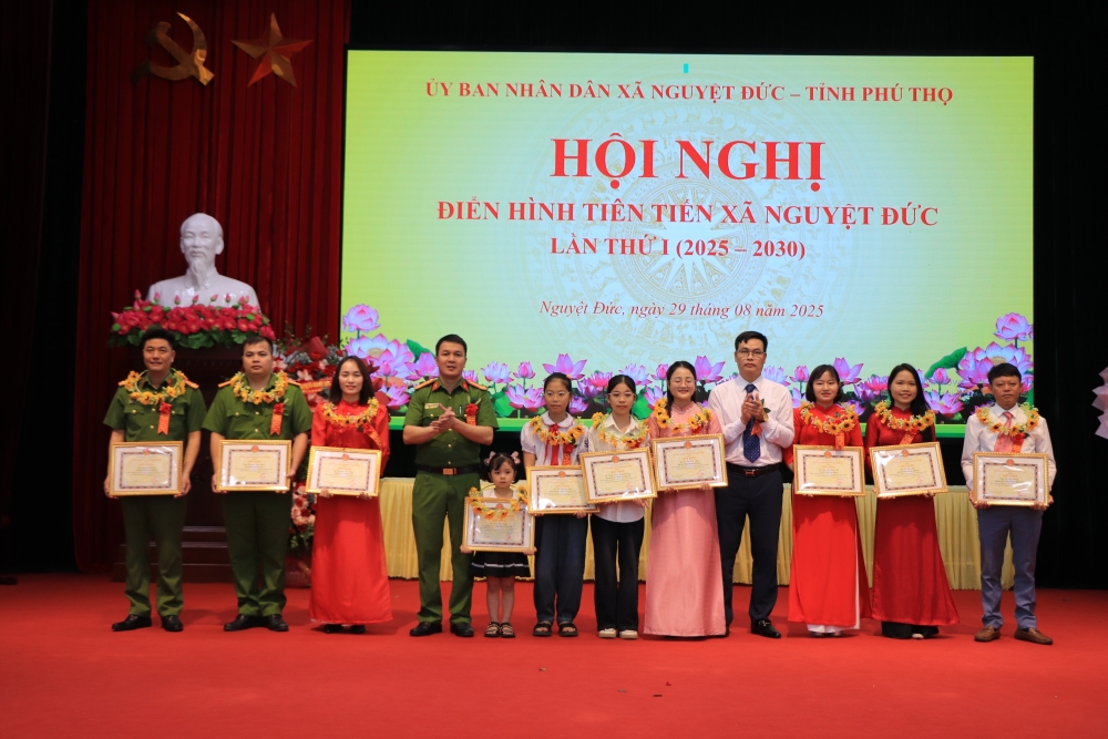 Xã Nguyệt Đức: Nhiều tấm gương trong phong trào thi đua yêu nước được tuyên dương