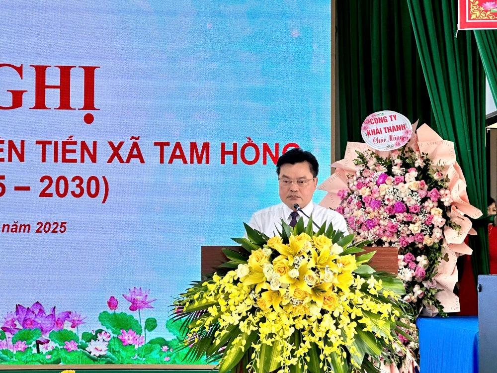 Hội nghị tuyên dương điển hình tiên tiến xã Tam Hồng lần thứ I, giai đoạn 2025-2030. Hội nghị tuyên dương điển hình tiên tiến xã Tam Hồng lần thứ I, giai đoạn 2025-2030.