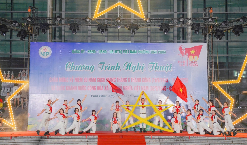 Phường Vĩnh Phúc: Đặc sắc chương trình nghệ thuật chào mừng Quốc khánh