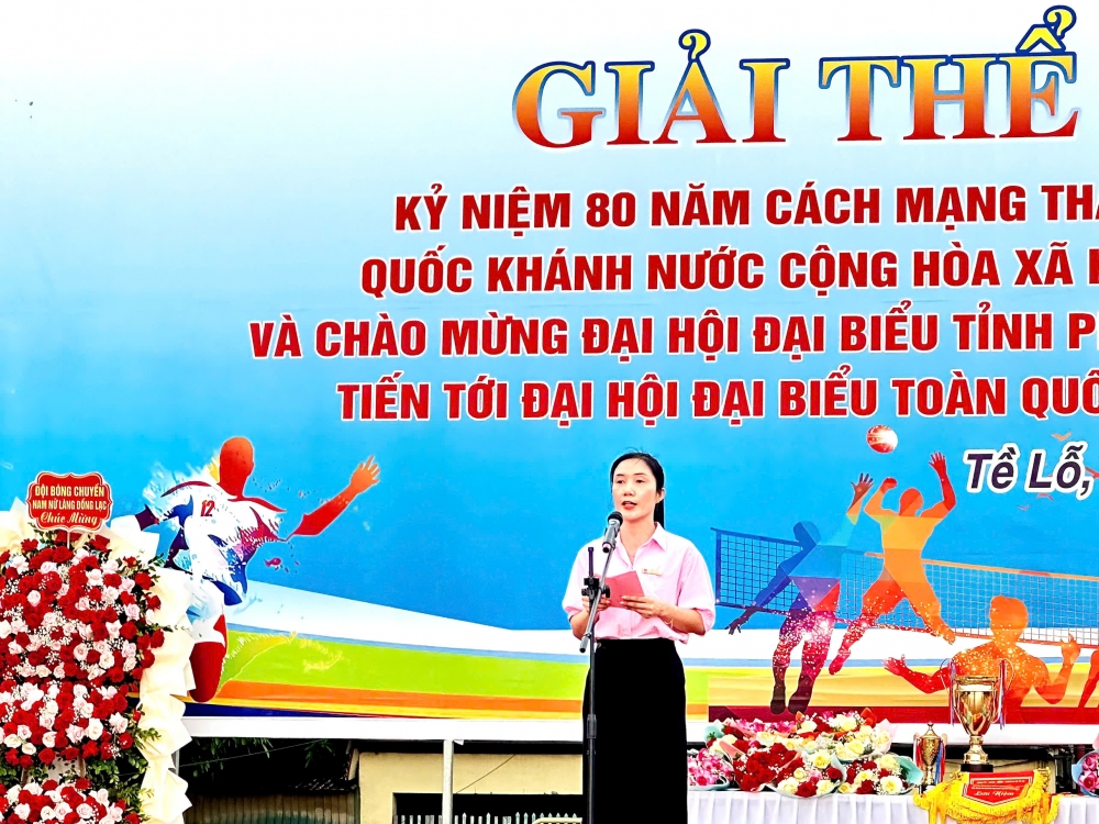 Xã Tề Lỗ: Ấn tượng Giải thể thao chào mừng Quốc khánh