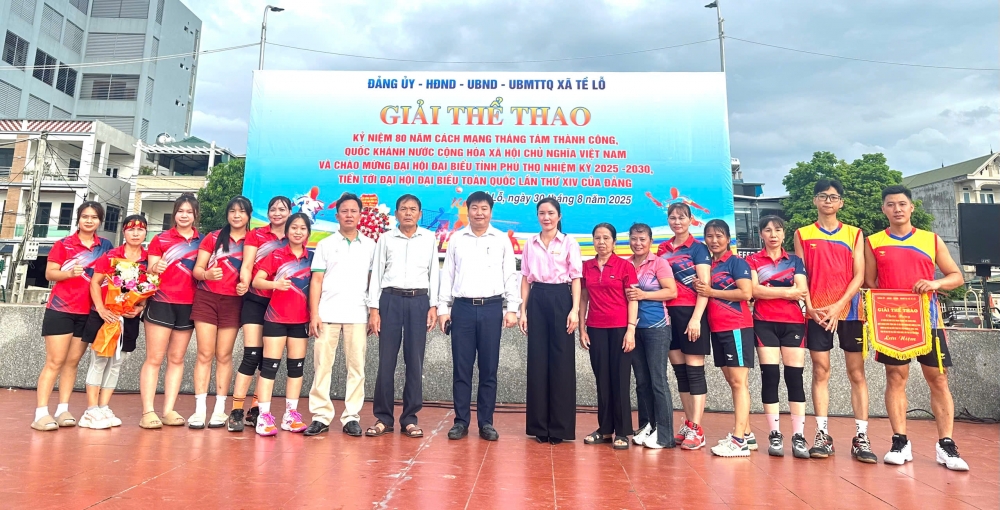 Xã Tề Lỗ: Ấn tượng Giải thể thao chào mừng Quốc khánh