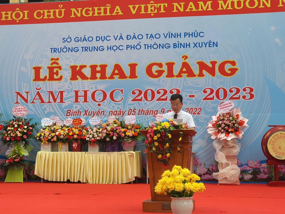 Nhà Giáo Ngô Minh Tuấn – Phó Hiệu trưởng THPT Bình Xuyên