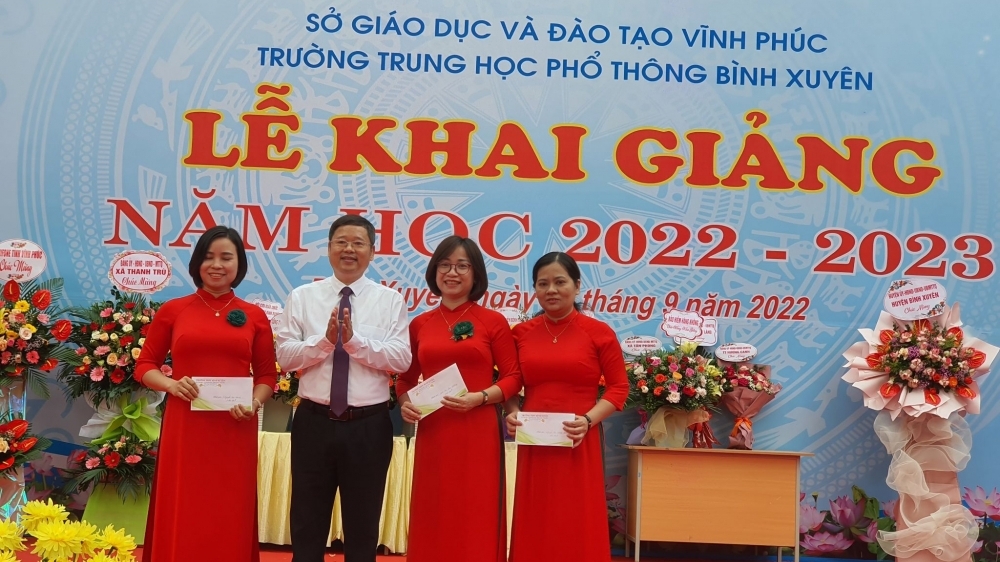 Vĩnh Phúc: Trường THPT Bình Xuyên “Đoàn kết, sáng tạo, ra sức phấn đấu hoàn thành tốt các nhiệm vụ và mục tiêu đổi mới"