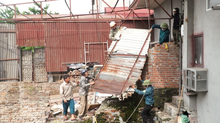 Yên Lạc (Vĩnh Phúc): Thực hiện cưỡng chế giải tỏa công trình vi phạm trên đất nông nghiệp
