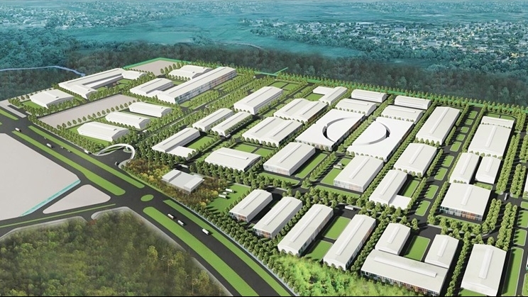 Vĩnh Phúc: Đầu tư Dự án kinh doanh kết cấu hạ tầng Khu công nghiệp Đồng Sóc