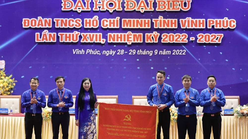Tổ chức thành công Đại hội đại biểu Đoàn TNCS Hồ Chí Minh tỉnh Vĩnh Phúc lần thứ XVII