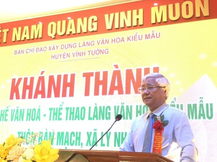Đồng chí Đỗ Văn Chiến (ảnh trên) - Bí thư Trung ương Đảng, Chủ tịch Ủy Ban Trung ương Mặt trận Tổ quốc Việt Nam