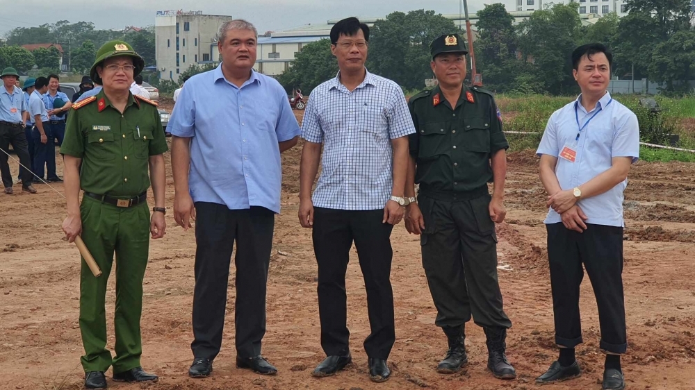 Vĩnh Phúc: Cưỡng chế thu hồi đất cho dự án Công viên vui chơi giải trí TP Vĩnh Yên
