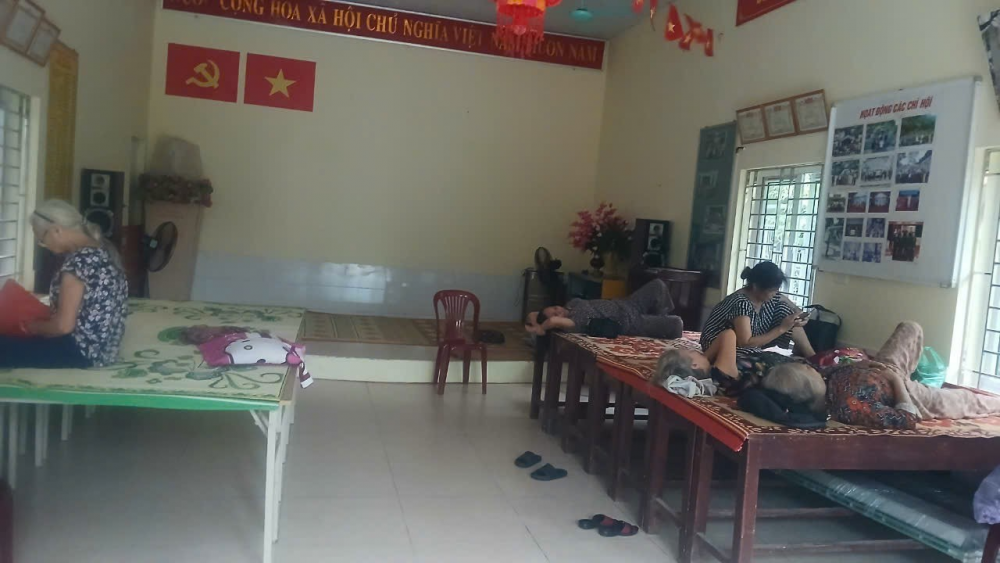 Các hộ dân đã được di rời đến nơi an toàna