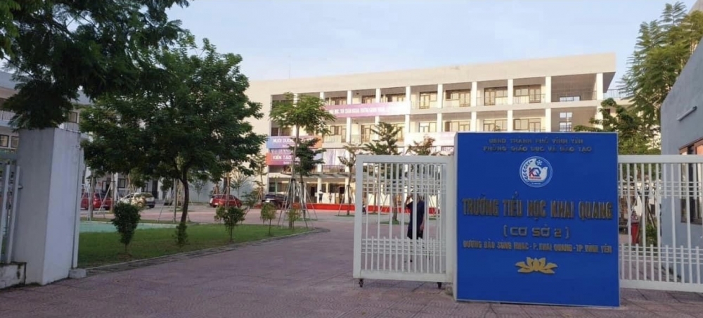 Trường Tiểu học Khai Quang (Cơ sở 2) là nơi tiếp nhận người dân sơ tán có nhu cầu tránh bão số 3 trên địa bàn thành phố