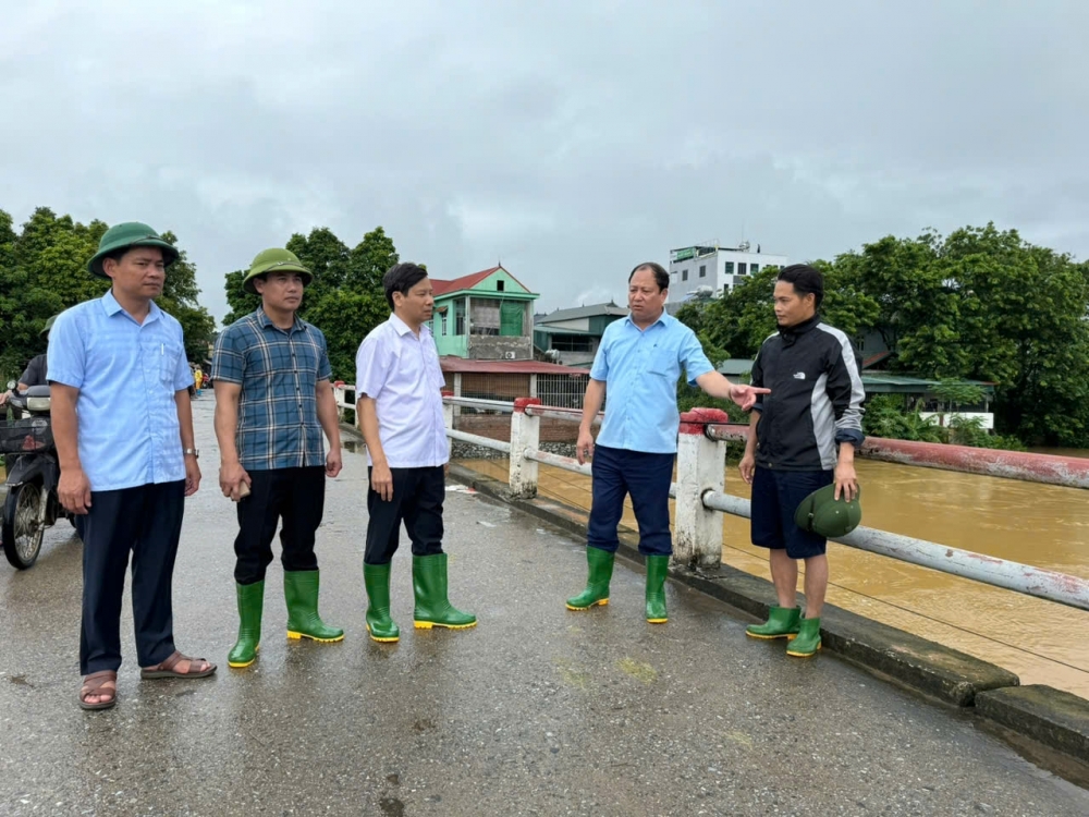 Huyện Lập Thạch: Cả hệ thống chính trị vào cuộc ứng phó với mưa lũ