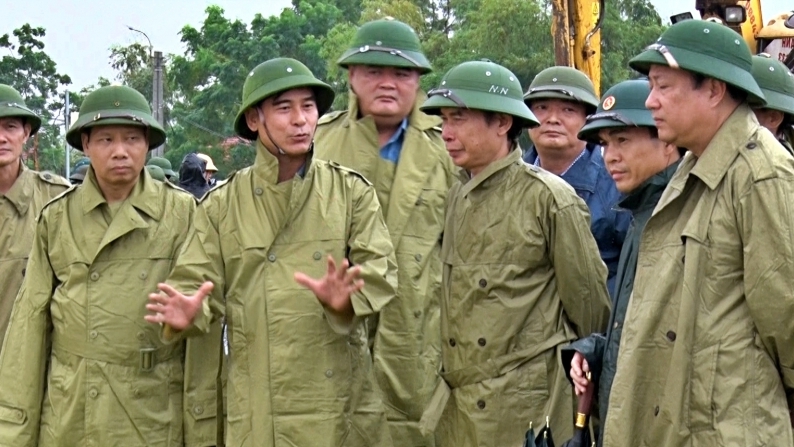 Nhanh chóng khắc phục hậu quả lũ lụt tại huyện Lập Thạch