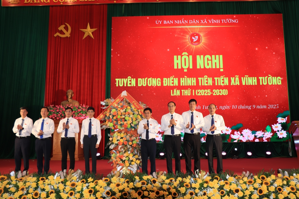 Phú Thọ: Tuyên dương 86 cá nhân điển hình tiên tiến tại xã Vĩnh Tường Phú Thọ: Tuyên dương 86 cá nhân điển hình tiên tiến tại xã Vĩnh Tường