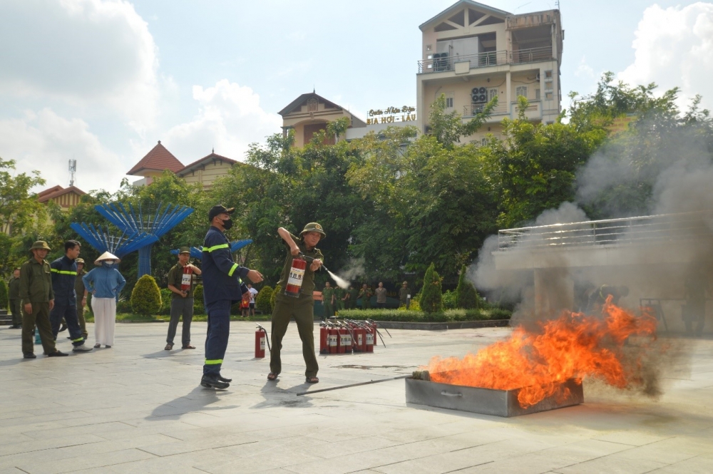 Phường Phúc Yên: Toàn dân tham gia phòng cháy, chữa cháy