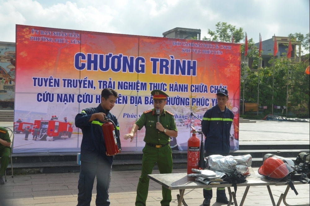 Phường Phúc Yên: Toàn dân tham gia phòng cháy, chữa cháy