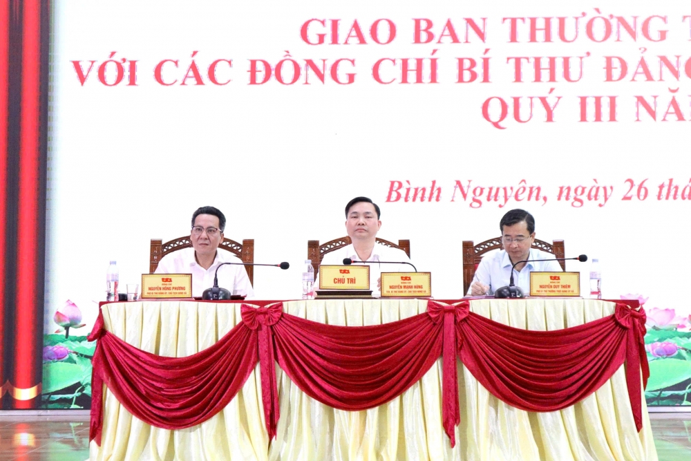 Phú Thọ: Lãnh đạo xã Bình Nguyên lắng nghe kiến nghị của đảng viên