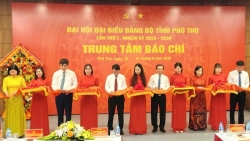 khai truong trung tam bao chi phuc vu dai hoi dang bo tinh phu tho