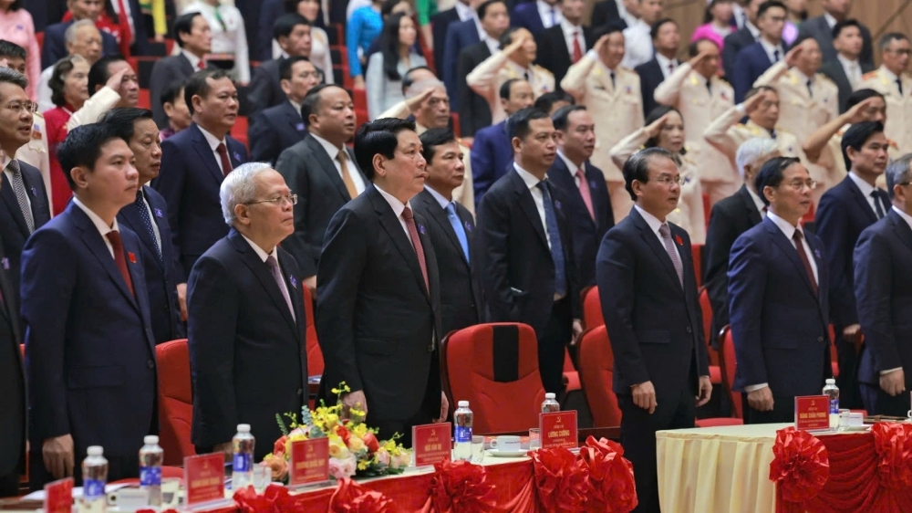 Chủ tịch nước Lương Cường dự Đại hội đại biểu Đảng bộ tỉnh Phú Thọ