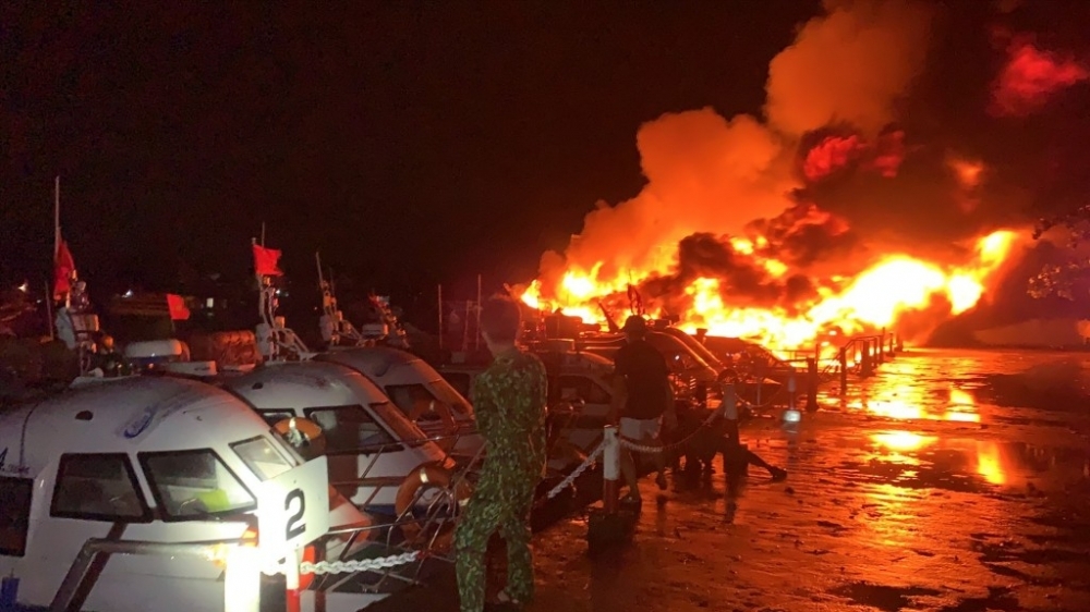 Quảng Nam: Cháy 8 ca nô, tàu gỗ chở khách du lịch tại bến Cửa Đại - Hội An