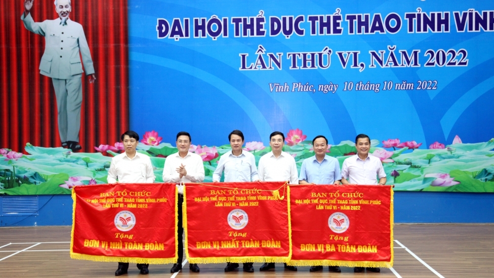 Vĩnh Phúc: Bế mạc Đại hội Thể dục thể thao lần thứ VI năm 2022