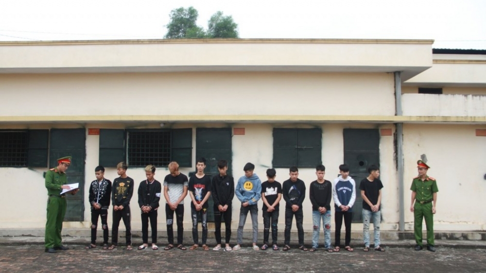 Hưng Yên: Tạm giữ nhóm thanh niên gây rối trật tự công cộng và đối tượng hành hung, cướp máy đo tốc độ của cảnh sát