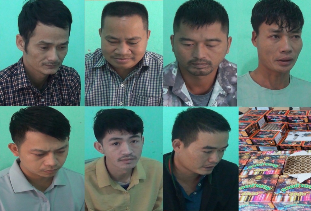 Các đối tượng bị bắt giữ (Nguồn: Công an tỉnh Thanh Hóa)