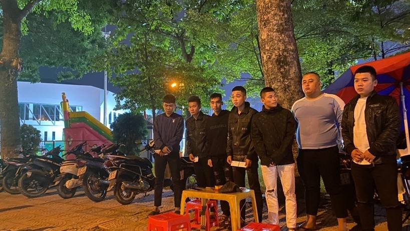 Vĩnh Phúc: Bắt giữ nhóm thanh thiếu niên lập bãi trông xe thu tiền trái phép