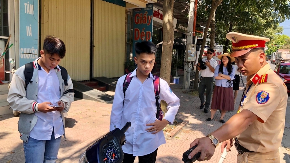 Vĩnh Phúc: Xử lý vi phạm nồng độ cồn khi điều khiển phương tiện giao thông