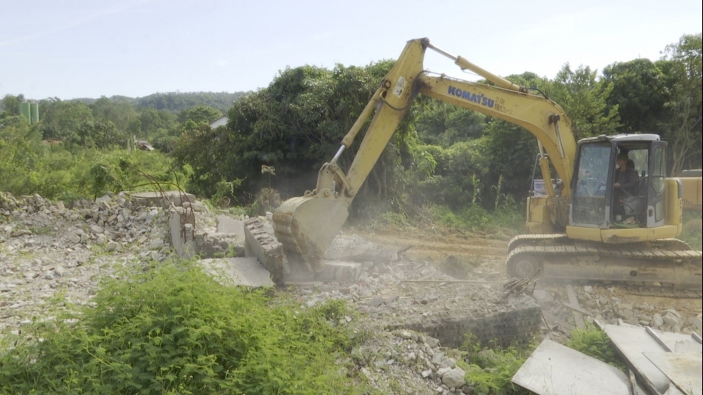Vĩnh Phúc: Cưỡng chế công trình xây dựng vi phạm trên đất lâm nghiệp