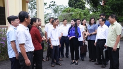 bi thu tinh uy vinh phuc tiep xuc cu tri huyen lap thach