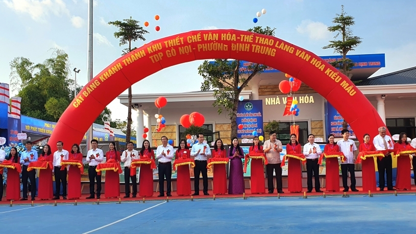 Vĩnh Phúc: Khánh thành Khu thiết chế văn hóa- thể thao TDP Gò Nọi