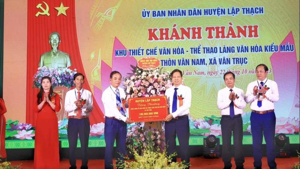 Vĩnh Phúc: Huyện Lập Thạch có thêm Khu thiết chế văn hóa - thể thao thứ 2