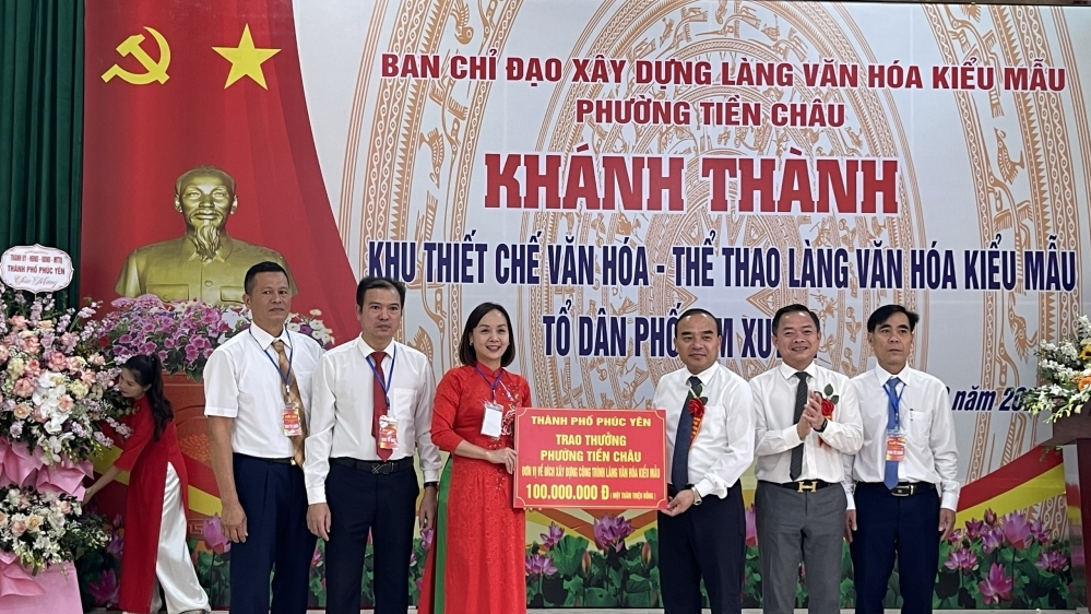 Vĩnh Phúc: Khánh thành Khu thiết chế văn hóa - thể thao Làng văn hóa kiểu mẫu Kim Xuyên