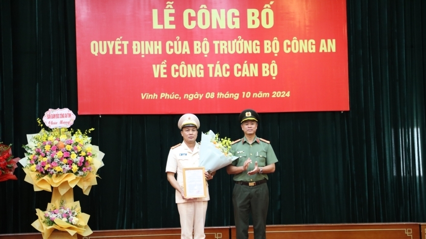 Đại tá Lê Văn Tuân làm Phó Giám đốc Công an tỉnh Vĩnh Phúc