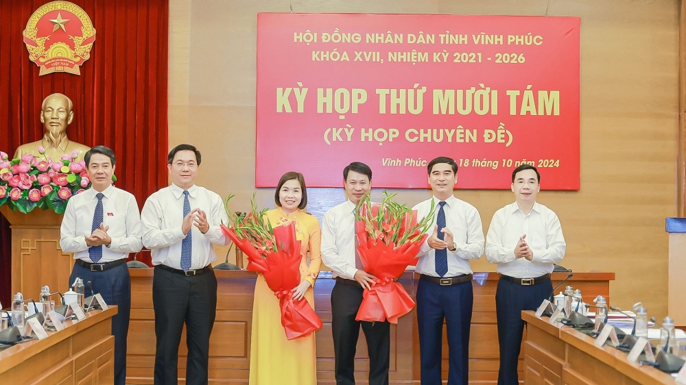 Vĩnh Phúc có 2 tân Phó Chủ tịch UBND tỉnh