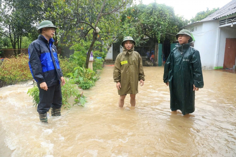 Xã Tam Đảo tập trung khắc phục hậu quả cơn bão số 10